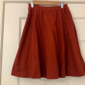 Beautiful red skirt! Amazing for autumn time! Can be worn year round!